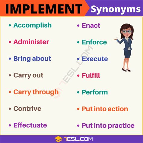 implementing synonyms  linked to implementation
